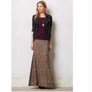 Gold/Rainbow Knit Maxi Skirt 💖